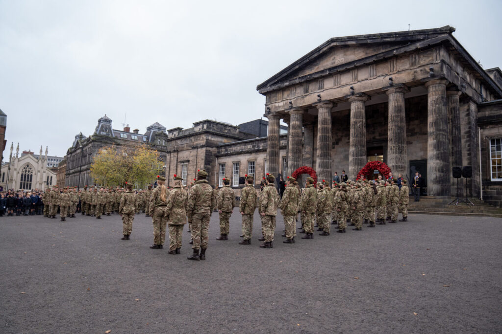 High School of Dundee Armistice Parade 2024