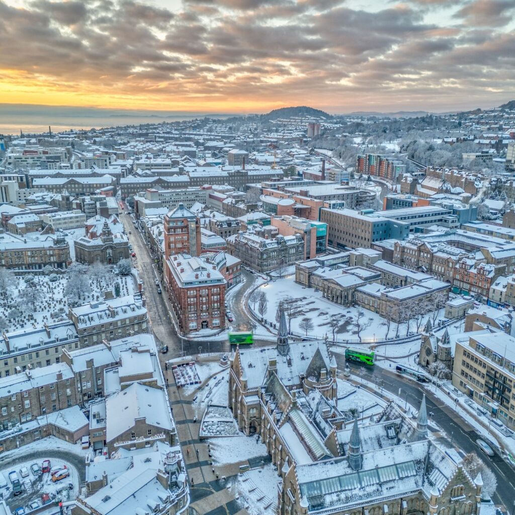 Snowy Dundee photo by Ben Hirst at Tayside in Pictures